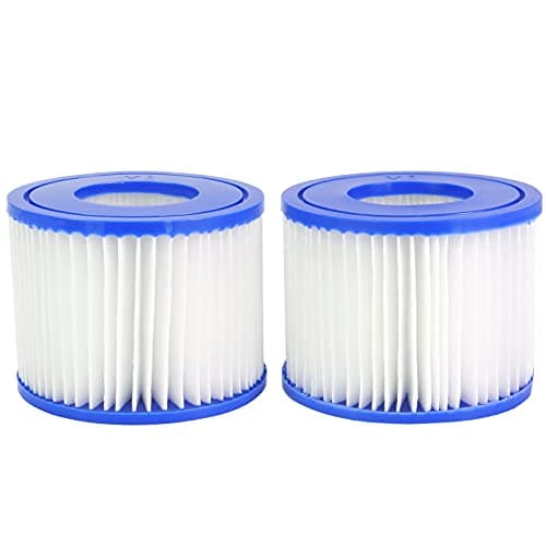 Image of Mallez Hot Tub Filter, Replacement Filter Cartridge for Bestway Filter Size VI, for All Lay-Z-Spa Models - Paris Miami Vegas Monaco Palm Spring Cancun Helsinki etc.