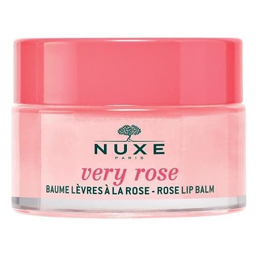 Image of Nuxe Very Rose Lip Balm 15g, Moisturising Lip Balm, With Rose Oil Extract & Vanilla Notes, Natural-Origin Formula, Softens & Beautifies Lips