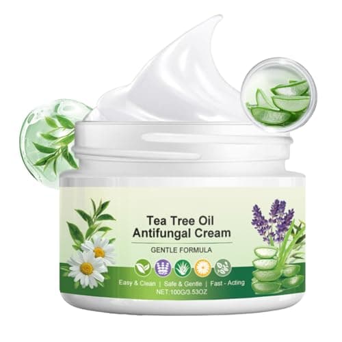 Image of Tea Tree Oil Smoothing Cream - Natural Care Skin Cream - Smoothing & Relief Cream Relieve Skin Itch - Natural Tea Tree Crea_m for Women & Men - Fast Absorbing Body Crea_m