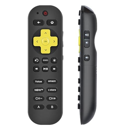 Image of Gvirtue Replacement Now TV Smart Box Remote Control Compatible with Now TV HD Streaming Media Player, Roku Box 1/2 /3/4 (LT HD XD XS XDS), N100HD, Roku Express/+, Premiere/+, Ultra