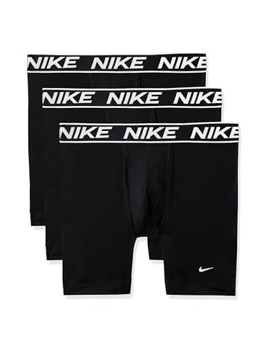 Image of Nike Men's All Day Micro Stretch Boxer Brief Underwear (3-Pack), Black/Black/Black, M