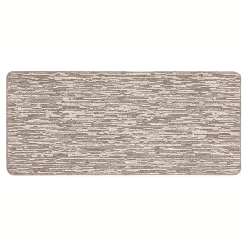 Image of My Stain Door Mat, Stain Resistant, Perfect for Indoor Use, Front Door, Entryway and Patio, Broken Stripe Stone 67x150cm