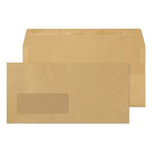 Image of Blake Purely Everyday DL 110 x 220 mm 80 gsm Self Seal Wallet Window Envelopes (11884) Manilla - Pack of 1000