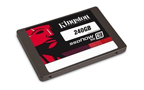 Image of Kingston SE50S37/240G E50 7 mm 240 GB Solid State Drive, 2.5 Inch, Black/Grey/Red/White