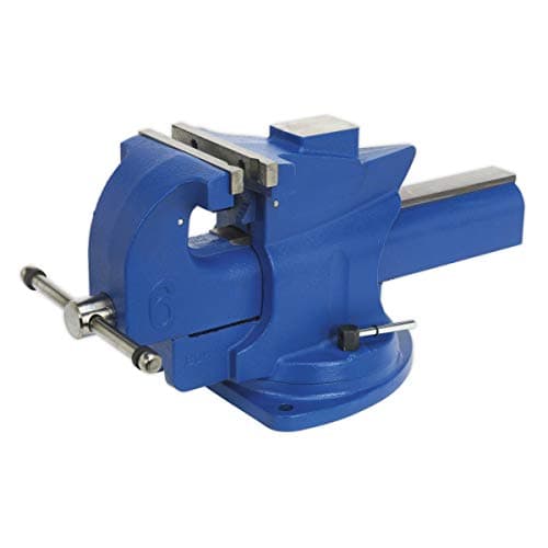 Image of Sealey Qav150 Vice 150Mm Quick Action Swivel Base Cast Iron