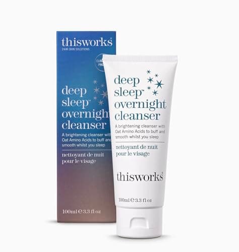 Image of This Works Deep Sleep Overnight Cleanser, 100 ml - Brightening Face Cleanser Infused with Deep Sleep Functional Fragrance - Natural Gel Face Wash with Oat Amino Acids and Hydrating Hyaluronic Acid