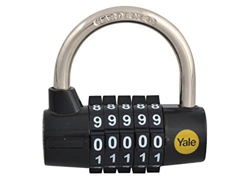 Image of Yale Locks YALY16048 48 mm Steel Five Dial Combination Padlock