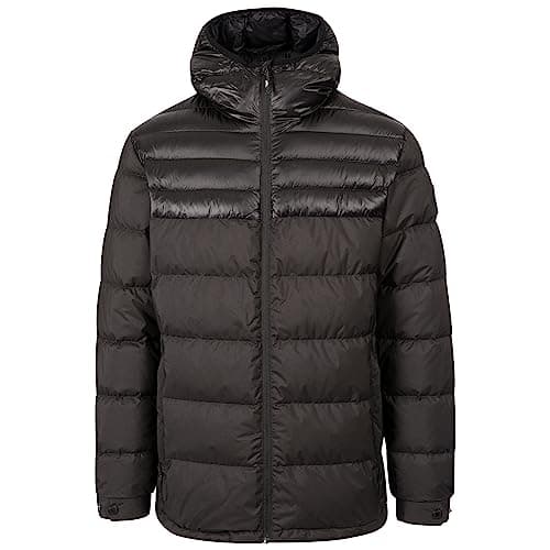 Image of Trespass Mens Down Jacket Hood Padded Outdoor Casual Winter Coat Tacker