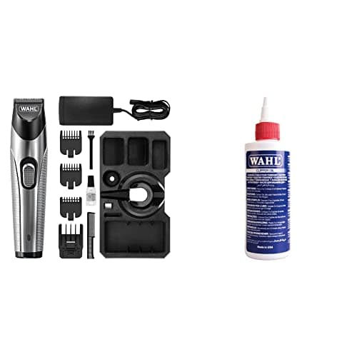 Image of Wahl Cord/Cordless Beard & Stubble Trimmer & Clipper Oil, Blade Oil for Hair Clippers, Beard Trimmers and Shavers, Lubricating Oils for Clippers, Maintenance for Blades, 118.3 ml