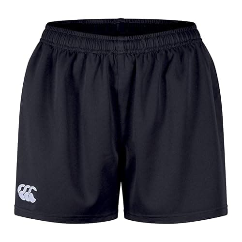 Image of Canterbury Women's Professional 2.0 Shorts | Rugby Shorts | CCC Logo Gym Shorts, Black, 10
