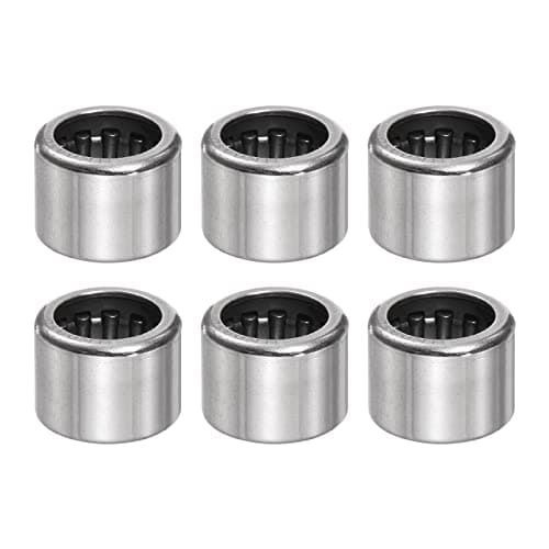 Image of HARFINGTON 6pcs HK0910 Needle Roller Bearings 9mm Bore 13mm OD 10mm Width Chrome Steel Open End for Transmissions Gearboxes