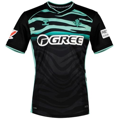 Image of hummel Mens Real Betis Third Shirt 2025 2026 Adults Short Black M