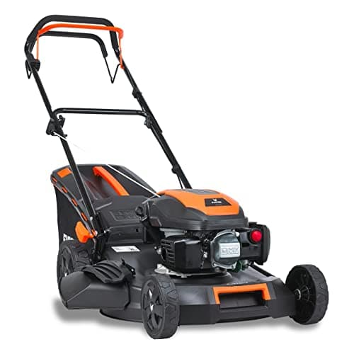 Image of FUXTEC FX-RM5170 Self-Propelled Petrol Lawn Mower | 51 cm Cutting Width, 4-Stroke OHV Engine, Wheel Drive, Mulching & Side Discharge, 7-Stage Height Adjustment, 60 L Grass Collector
