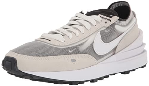 Image of NIKE Waffle One Athletics Womens Trainers Black White Size 3 UK 36.5 EU, Summit White White Black, 3.5 UK