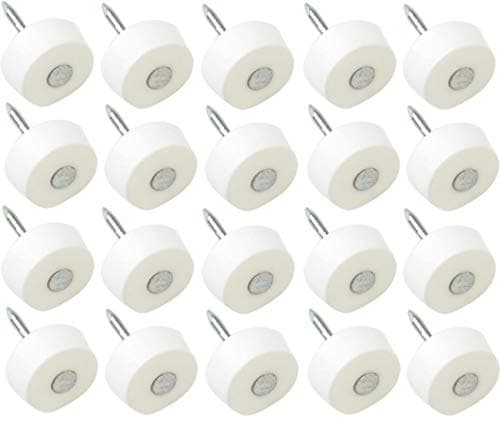 Image of Merriway® BH01151 (20 Pcs) Drive-In Plastic Shelf Supports White - Pack of 20 Pieces