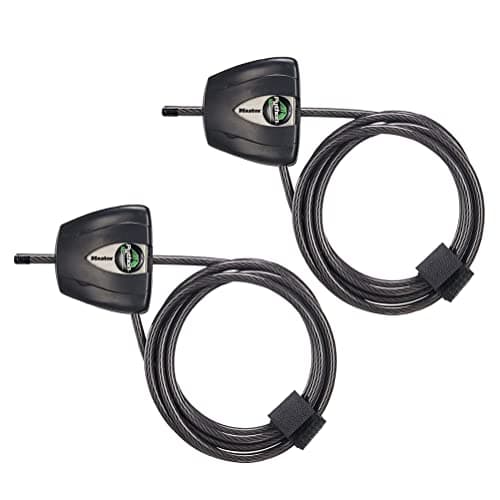 Image of Master Lock Python Cable Lock, Cable Lock with Keys, Trail Camera and Kayak Locking Cable, 2 Pack, 8417T