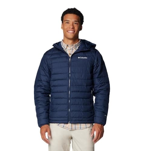 Image of Columbia Men's Hooded Jacket, Powder Lite II