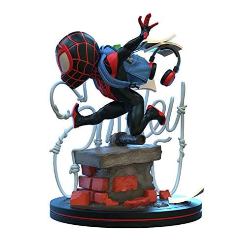 Image of Quantum Mechanix Miles Morales Q-Fig Elite Standard, black