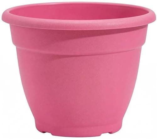 Image of Fyne-Finds Round Plastic Plant Pot 30cm,12inch 9.5Liters Garden Indoor Outdoor Cover Drainage Holes, Weather, Frost Proof Planter (1, Raspberry Pink)