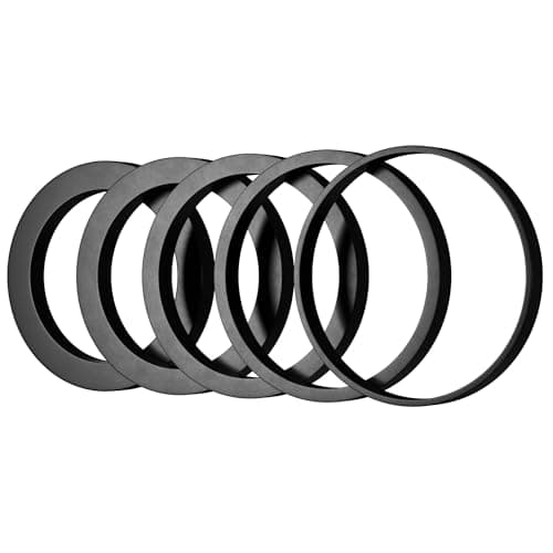 Image of Filtech Air Filter Reducing Rings Universal Adapter Sleeve Reducer Kit From 89mm to 85mm, 80mm, 76mm, 70mm, 63mm - 5 Pack