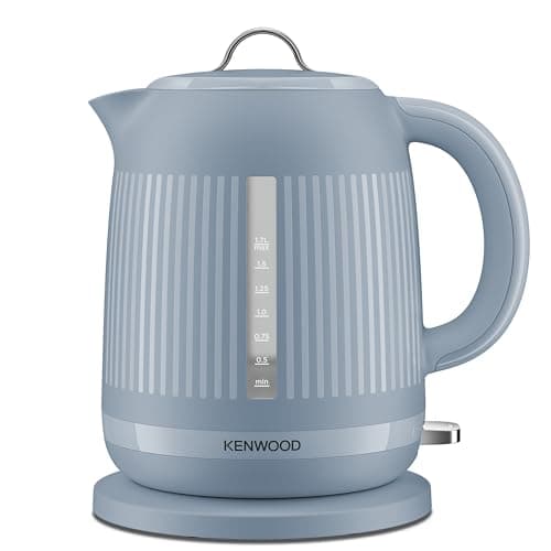 Image of Kenwood Dawn Electric Kettle, 360° Swivel Base, Water Level Indicator, Cord Storage, Boil-Dry Protection, Removeable Filter, Capacity 1.7L, ZJP09.000BL, 3000W, Stone Blue