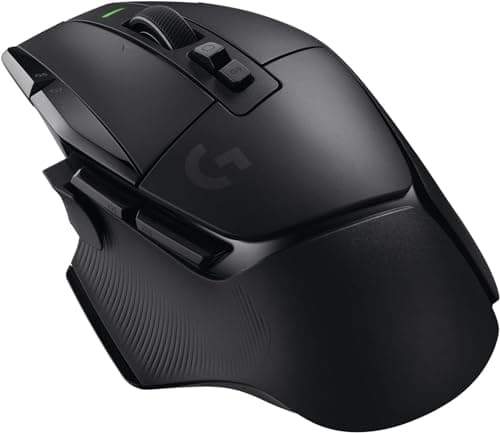 Image of Logitech G G502 X LIGHTSPEED Wireless Gaming Mouse - Optical mouse with LIGHTFORCE hybrid optical-mechanical switches, HERO 25K gaming sensor, compatible with PC - macOS/Windows - Black