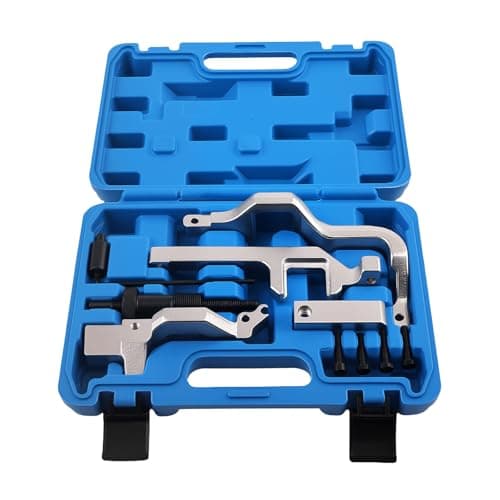 Image of maXpeedingrods Engine Timing Locking Tool Kit for BMW MINI Cooper Peugeot Citroen, for PAS N12 N14 R55 R56 1.4, 1.6 V16 119340 119590 119540 Camshaft Crankshaft Alignment Locking Tool with Blue Case