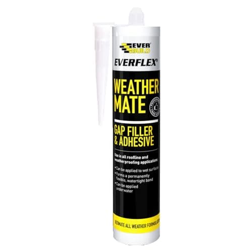 Image of Everbuild WEABK Weather Mate Sealant 310 ml - Black