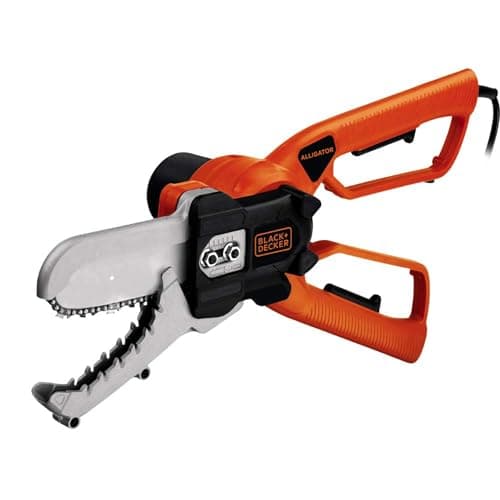 Image of BLACK+DECKER Alligator Powered Lopper 550 W with Chainsaw Cutting Performance in Fully Enclosed Bar and Chain GK1000-GB