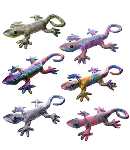 Image of Puckator Gecko Large Sand Animal - Sea Safari Woodland Zoo Jungle Wild Animal Animals Figures - Home Office Paperweight Decor Ornaments - Paper Weights Gifts For Desks - Prizes For Kids Students
