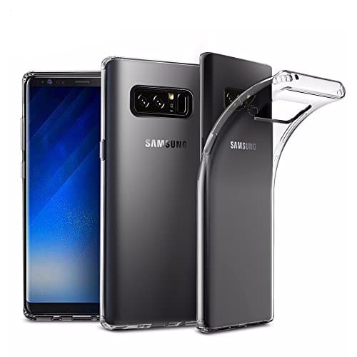 Image of KP TECHNOLOGY Galaxy Note 9 Clear Case Ultra Thin Transparent Silicone Gel Cover for Samsung Galaxy Note 9 (Samsung Galaxy Note 9, Clear)
