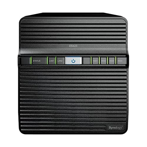 Image of Synology DS423 16TB 4 Bay Desktop NAS Solution installed with 4 x 4TB Western Digital Red Plus Drives