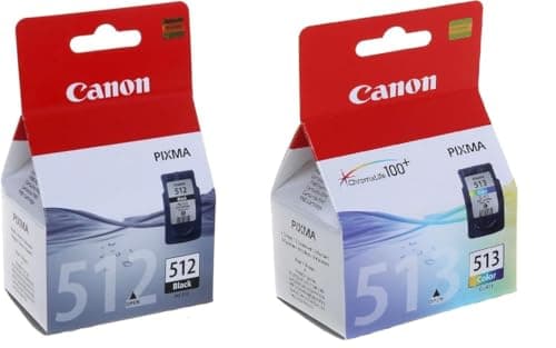 Image of Canon PG-512 Black & CL-513 Colour Ink Cartridge Bundle Pack