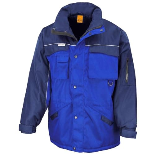 Image of Result RE71A Work-Guard Zip Sleeve Heavy-Duty Pilot Jacket - Royal/Navy, X-Large