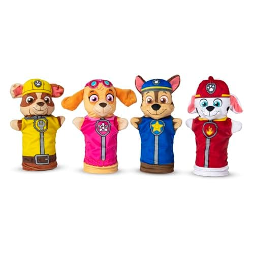 Image of Melissa & Doug PAW Patrol Hand Puppets, Multicolor, 33269