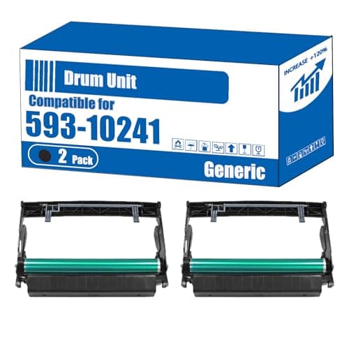 Image of TOEPPEX Compatible for Dell 593-10241 Drum Unit 1720 1720dn Printers, High Yield 30000 Pages, Accurate Imaging Rich Colors (2-Pack Black)