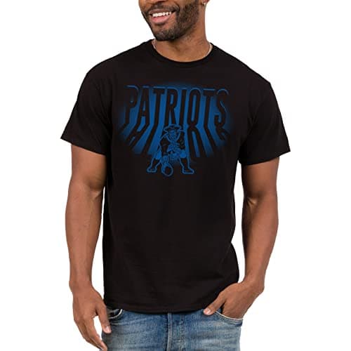 Image of Junk Food Clothing x NFL - New England Patriots - Team Spotlight Unisex Adult Fan T-Shirt Black