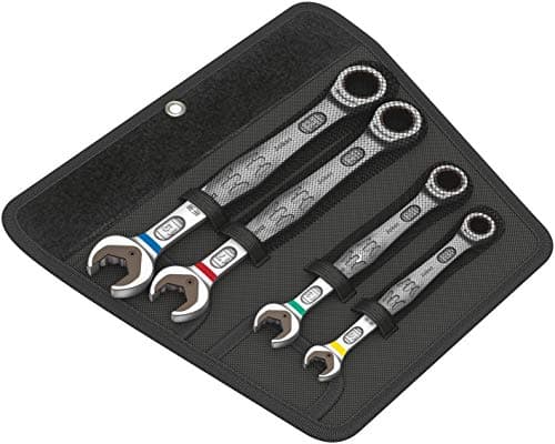 Image of Wera 05073290001 6000 Joker 4 Set 1, Set of ratcheting Combination Wrenches, Metric, 4 Pieces