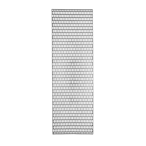 Image of BALLSHOP Car Grille Mesh Universal Black ABS Plastic Racing Car Racing Honeycomb Mesh Grille Spoiler Bumper Vent Radiator Grille Racing Bumper Hood Vent