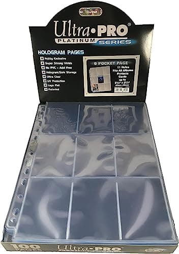 Image of UltraPro Storage 9 Pocket Pages Platinum Series (50)