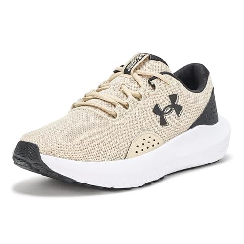 Image of Under Armour Surge 4 Running Shoes Mens Trainers Khaki/Black 9 UK