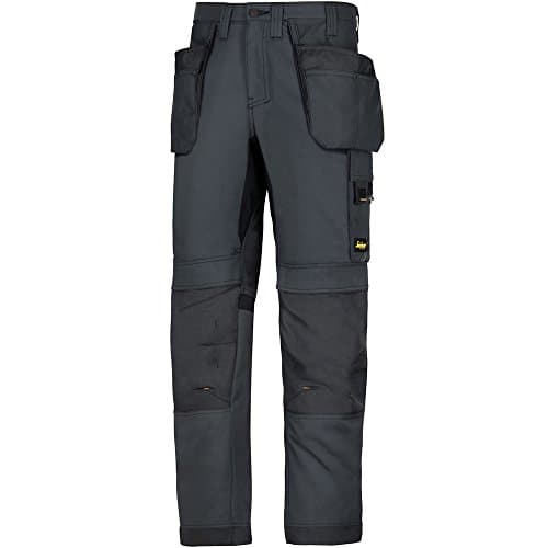 Image of Snickers 62015858046 Size 46 "Allroundwork" Work Trousers with Holster Pockets - Steel Grey