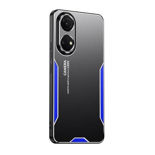 Image of Jiajihua Phone Case Compatible with Honor Play 30 Plus 5G [Back panel + TPU] Camera Protection Drop-proof Phone Cover Blue