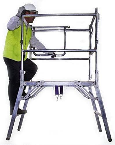 Image of Deltadeck Work Platform Podium Step - Adjustable Platform Height - Aluminium Construction