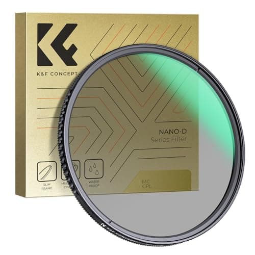 Image of K&F CONCEPT 55mm CPL Filter Circular Polarizing Lens Filters (Nano-D Series)