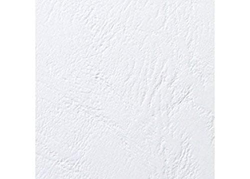Image of GBC LeatherGrain Binding Covers 250gsm A5 White (Pack of 100)
