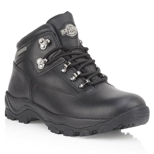 Image of Northwest Territory INUVIK Men’s Mid Rise Waterproof Leather Hiking & Walking Boots