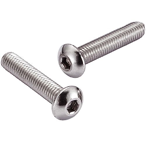 Image of AMLOOPH M8 Bolts, M8 X 70mm Hex Socket Button Head Machine Bolts/Screws - 8mm Fully Threaded A2 304 Stainless Steel Hex Long Socket Screws (Pack Of 4)
