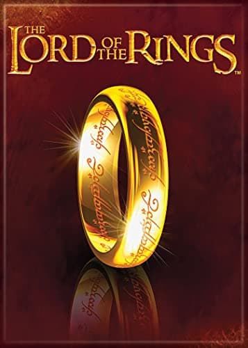Image of Ata-Boy Lord of The Rings One Ring 2.5" X 3.5" Magnet for refrigerators and lockers