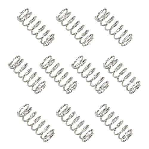 Image of sourcing map Compression Spring 6 mm OD 0.6 mm Wire 15 mm Free Length 304 Stainless Steel Small Extension Spring for DIY Projects Home Shop Repairs (Silver Tone, Pack of 10)